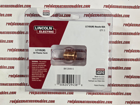 FlexCut 80 - LC105M/LC100M Nozzle 60A (5 Pack)