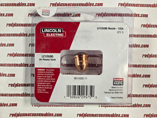 FlexCut 125 - LC125(M) Nozzle 125A (5 Pack)